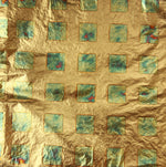 Blue/Green Squares Transfer Leaf, Book of 25 leaves