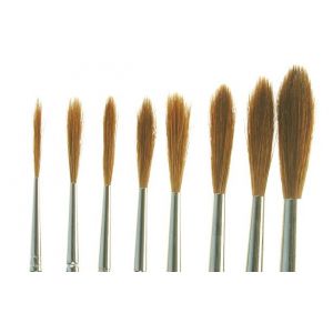 No.0 to 6 & No.8 Pointed Writer Set & Brush Tin