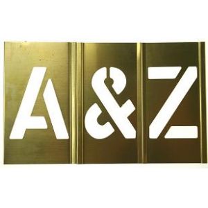 50mm Interlocking Stencils A-Z