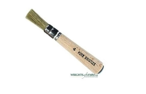 White Bristle Stencil Brushes