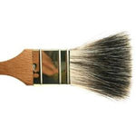 25mm Thin Flat Badger Brush