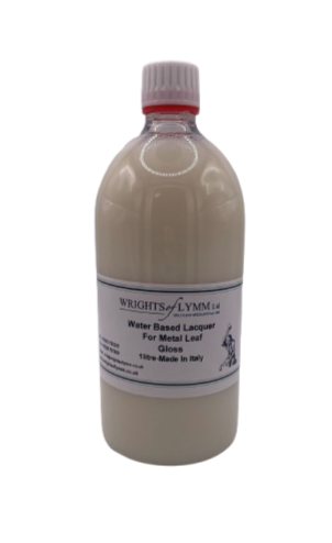 Wrights of Lymm water-based lacquer for metal leaf - gloss