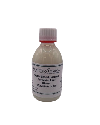 Wrights of Lymm water-based lacquer for metal leaf - gloss