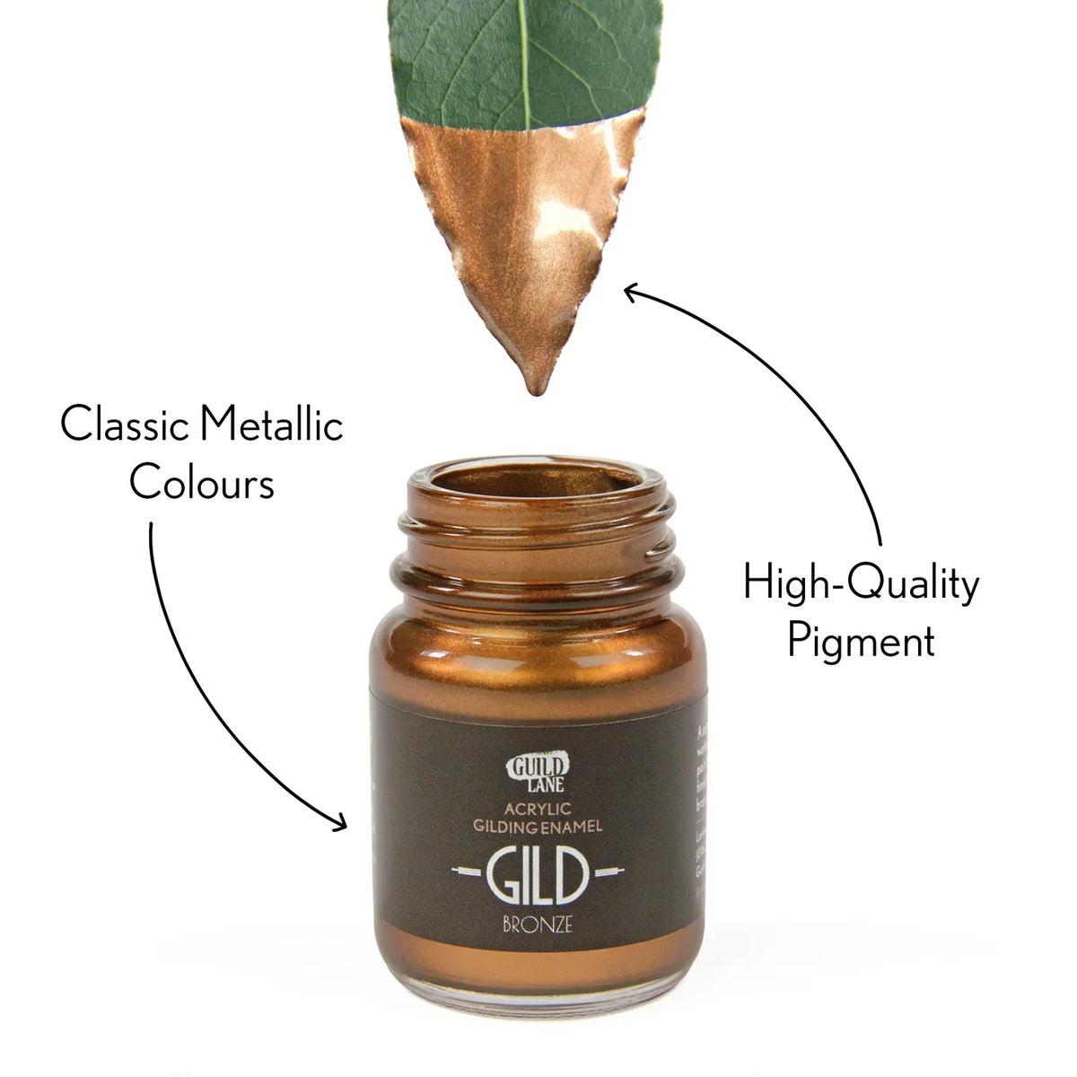 30ml Guild Acrylic Gilding Enamel Paint - Bronze