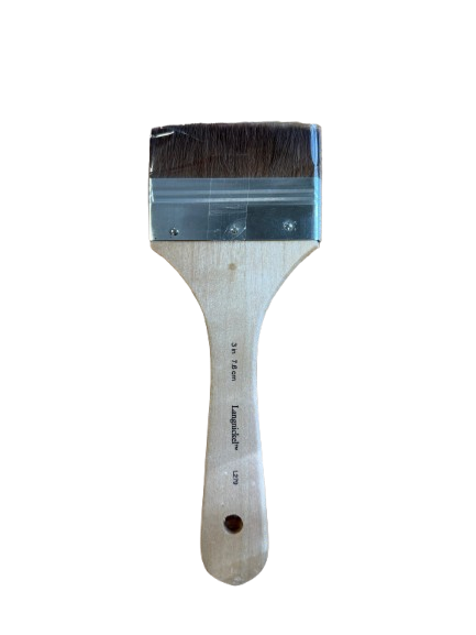 Royal & Langnickel Brown Camel Hair Flat Brush-3"