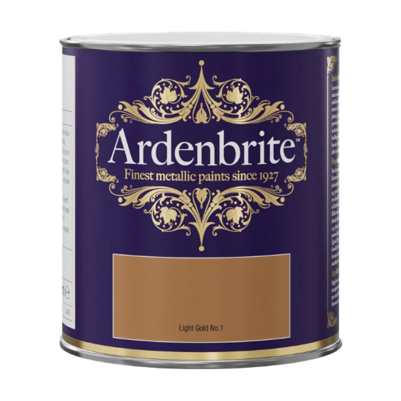 Ardenbrite (Solvent-Based) Metallic Paints Colour Chart