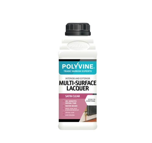 Polyvine Multi-Surface Lacquer 500ml-Satin