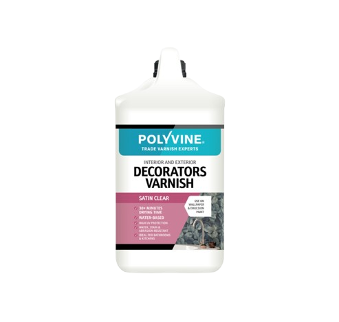 4 litre Polyvine Satin Varnish