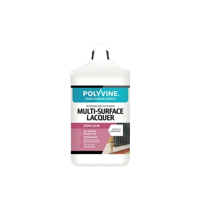 Polyvine Multi-Surface Lacquer 4 Litre-Satin