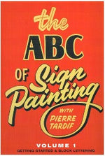 DVD: THE ABC OF SIGN PAINTING BY PIERRE TARDIF