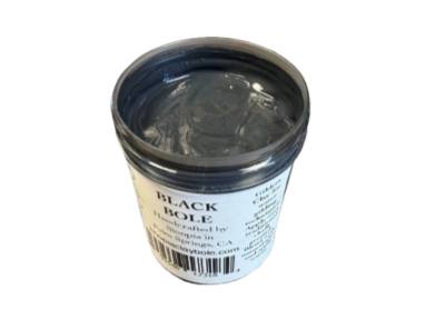 4oz (100ml) Sinopia Clay Bole - Black