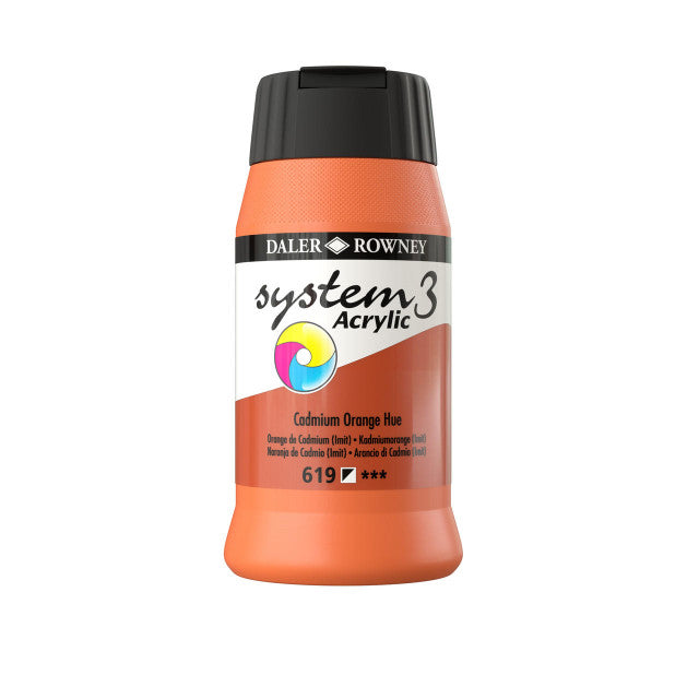 Daler Rowney Sys 3 Acry Colours - 500ml