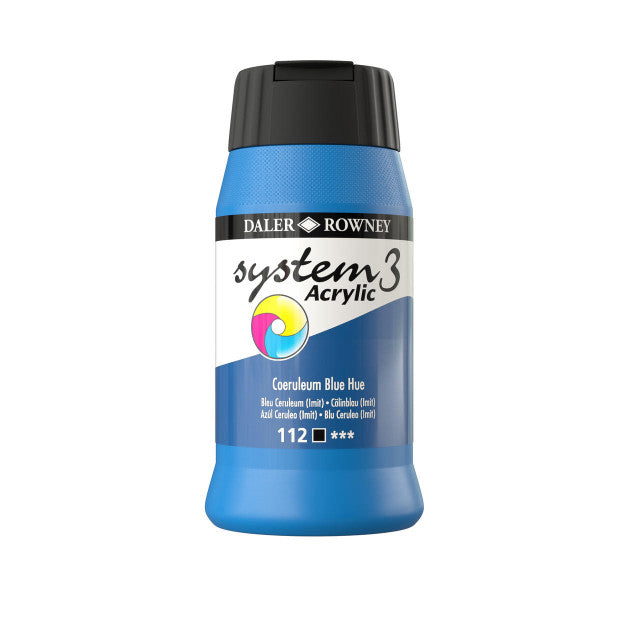 Daler Rowney Sys 3 Acry Colours - 500ml