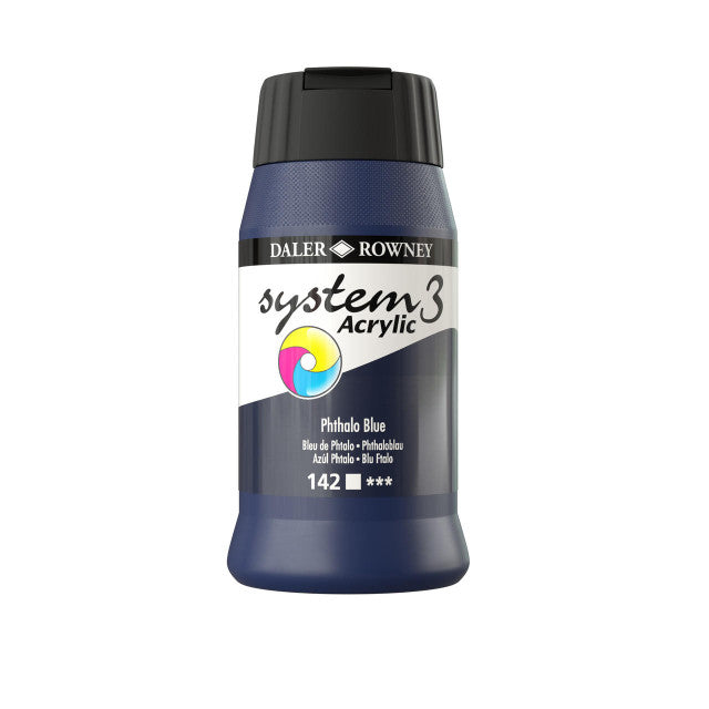 Daler Rowney Sys 3 Acry Colours - 500ml