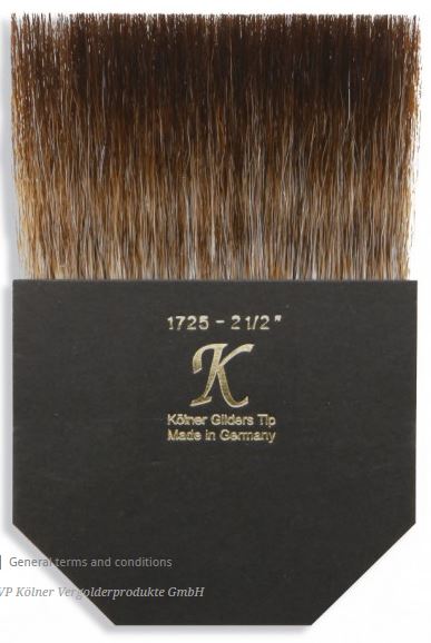 Kolner Squirrel Hair Tip - 2.5 inch (63mm)