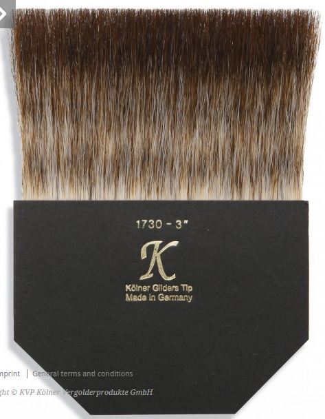 Kolner Squirrel Hair Tip - 3 inch (75mm)