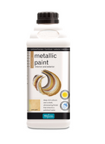 1 litre Polyvine Acrylic Metallic Paint - Pale Gold