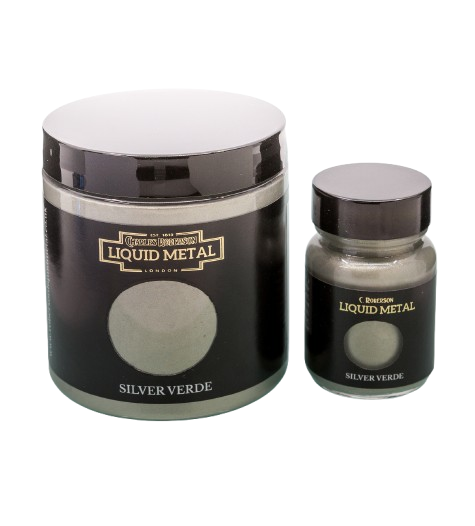 1 Litre Silver Verde - Acrylic Liquid Metal