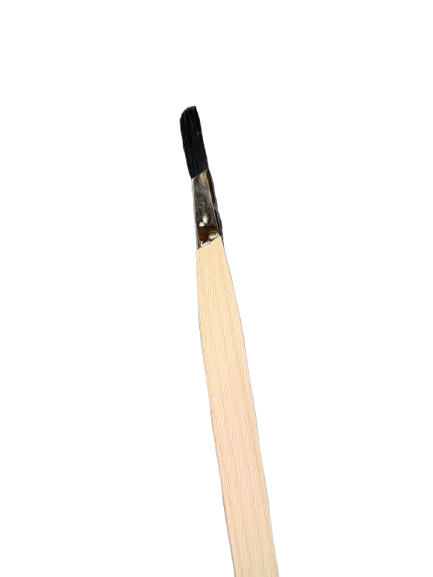 12mm (1/2") Black Synthetic Hair Slant Fitch-End Of Line