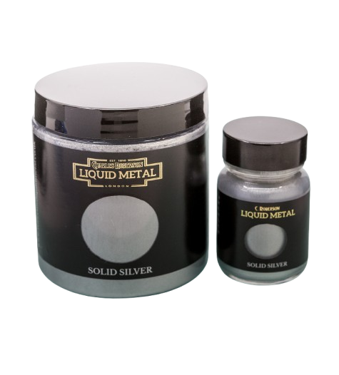 250ml Solid Silver - Acrylic Liquid Metal