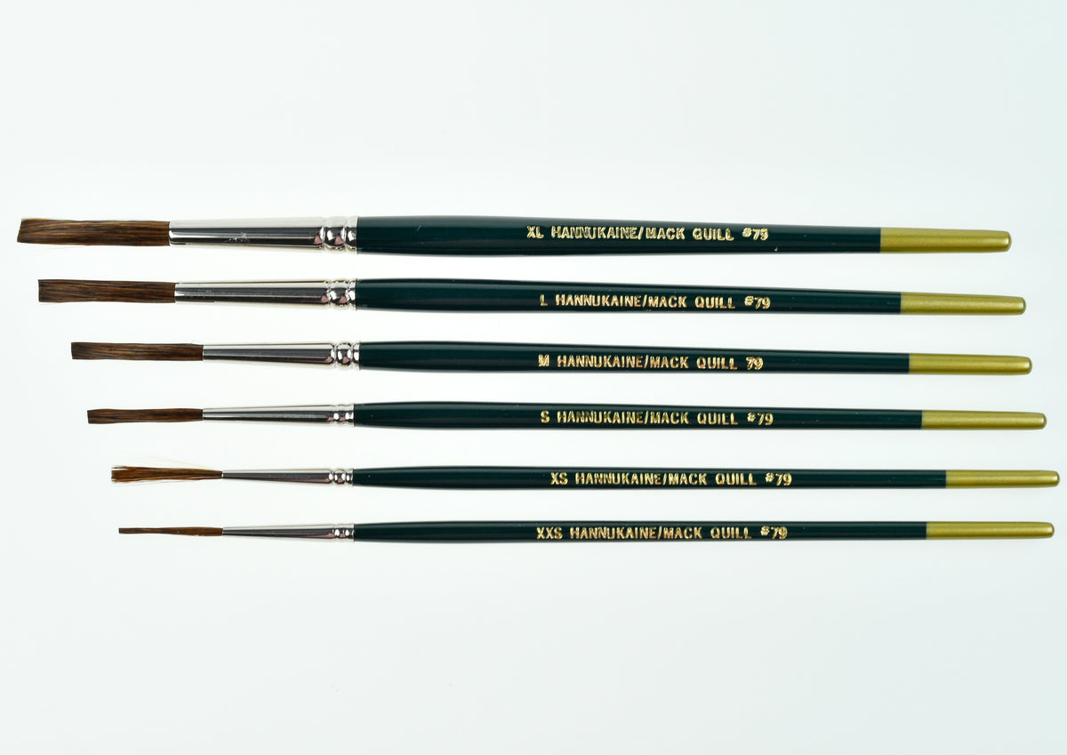 Set of 6 Hannukaine Quills