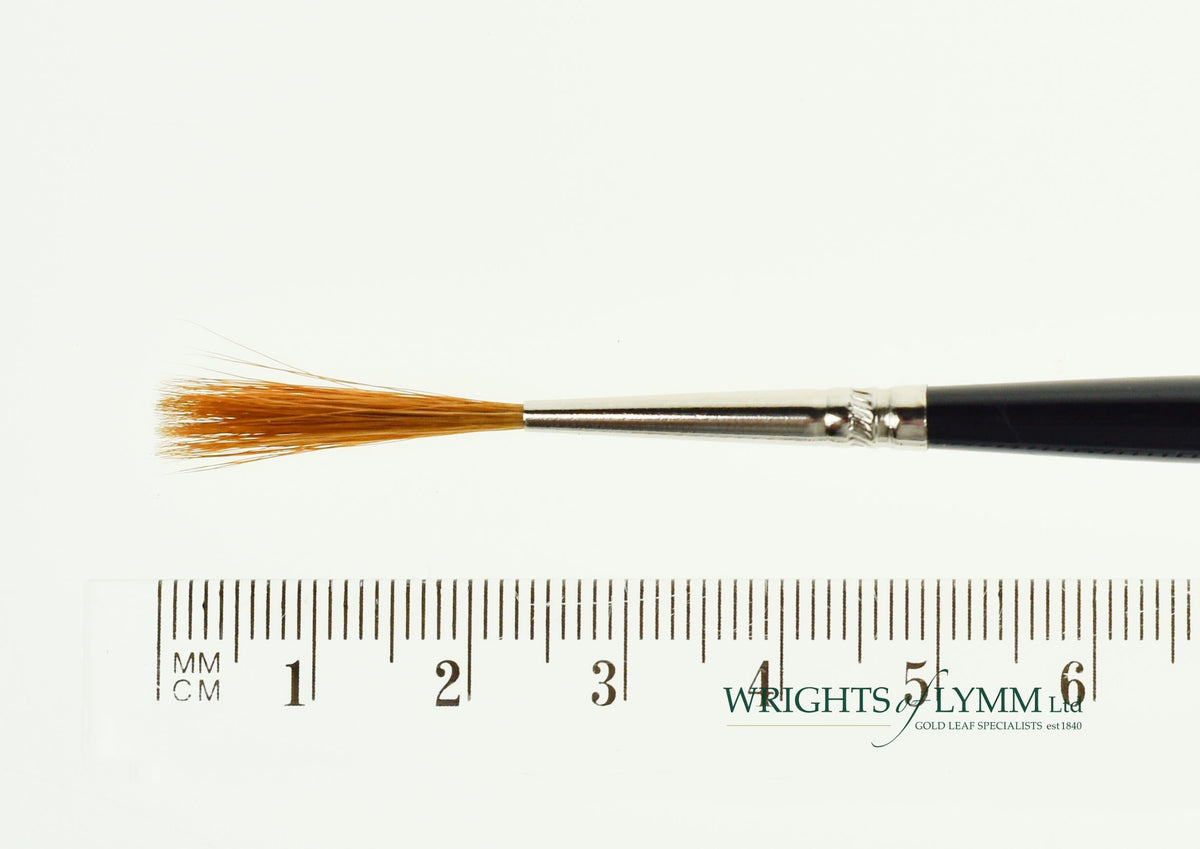 Series 1315 Long Length Sable Chisel Writer Brush No.0