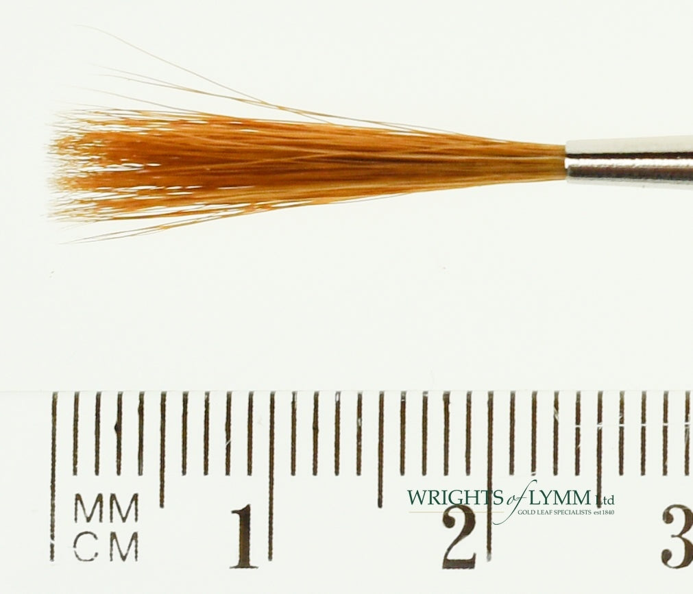 Series 1315 Long Length Sable Chisel Writer Brush No.0