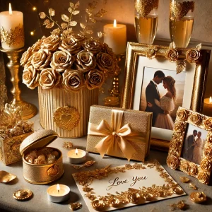 Valentine’s Day Ideas Using Gold Leaf